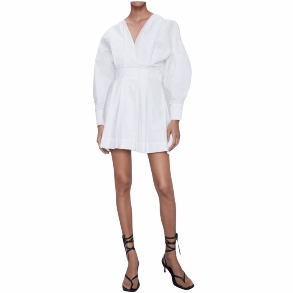 New Zara White Kadin Mini Dress, New with …